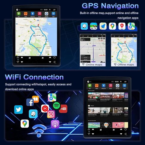 9.7 "Android 13 Car Radio for Ford Transit 2013 2014 2015 2017 2017 2018 2019 in Kuwait