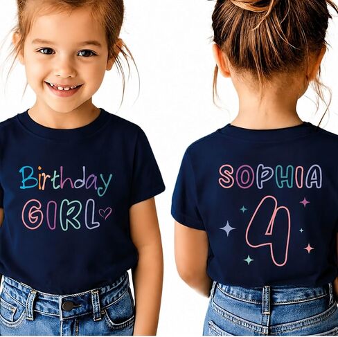 Custom Birthday Girl & Boy Shirt, Funny Toddler Birthday Party Tee: Dad Mom of Birthday Kid, Happy Birthday Shirt for Family in Kuwait