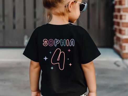 Custom Birthday Girl & Boy Shirt, Funny Toddler Birthday Party Tee: Dad Mom of Birthday Kid, Happy Birthday Shirt for Family in Kuwait