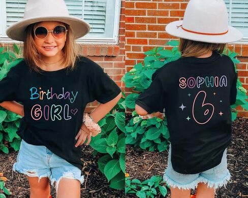 Custom Birthday Girl & Boy Shirt, Funny Toddler Birthday Party Tee: Dad Mom of Birthday Kid, Happy Birthday Shirt for Family in Kuwait