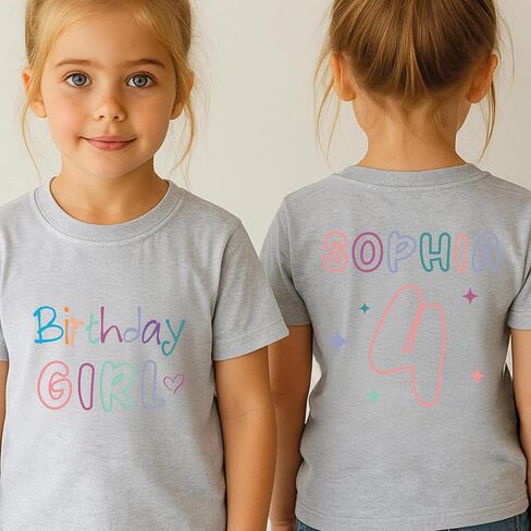 Custom Birthday Girl & Boy Shirt, Funny Toddler Birthday Party Tee: Dad Mom of Birthday Kid, Happy Birthday Shirt for Family in Kuwait