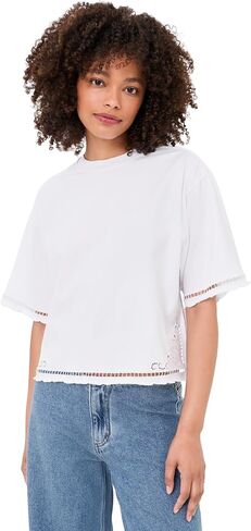 تي شيرت Madewell النسائي ذو الشكل الصندوقي in Kuwait