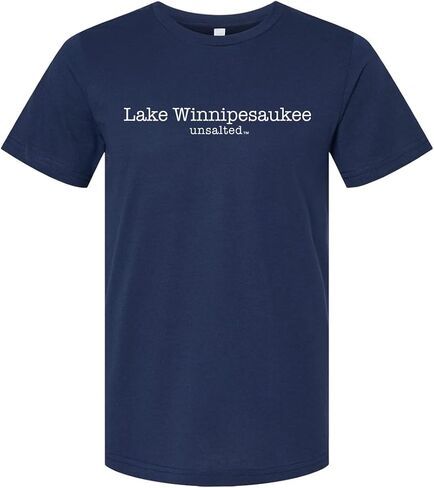 Lake Winnipesaukee Unsalted Modern Fit Unisex Short Sleeve T-Shirt in Kuwait