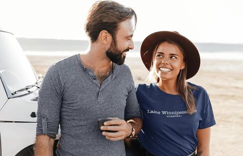 Lake Winnipesaukee Unsalted Modern Fit Unisex Short Sleeve T-Shirt in Kuwait