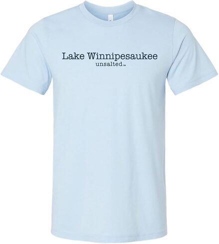 Lake Winnipesaukee Unsalted Modern Fit Unisex Short Sleeve T-Shirt in Saudi Arabia
