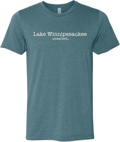 Lake Winnipesaukee Unsalted Modern Fit Unisex Short Sleeve T-Shirt in Kuwait