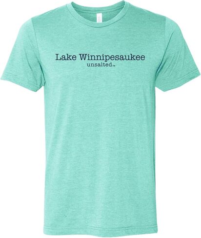 Lake Winnipesaukee Unsalted Modern Fit Unisex Short Sleeve T-Shirt in Kuwait