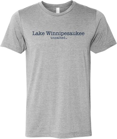 Lake Winnipesaukee Unsalted Modern Fit Unisex Short Sleeve T-Shirt in Kuwait