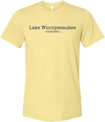 Lake Winnipesaukee Unsalted Modern Fit Unisex Short Sleeve T-Shirt in Kuwait