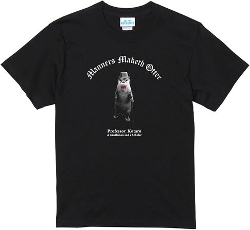 Official Gentle Otter Kotaro T-Shirt – Black in Saudi Arabia