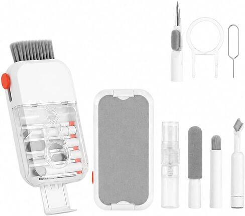 22 in 1 Precision Cleaning Kit – Professional Electronic Device Cleaning Tools for Phone, airPods Headset, Keyboards, Cameras, Laptop & More (Black) in Saudi Arabia
