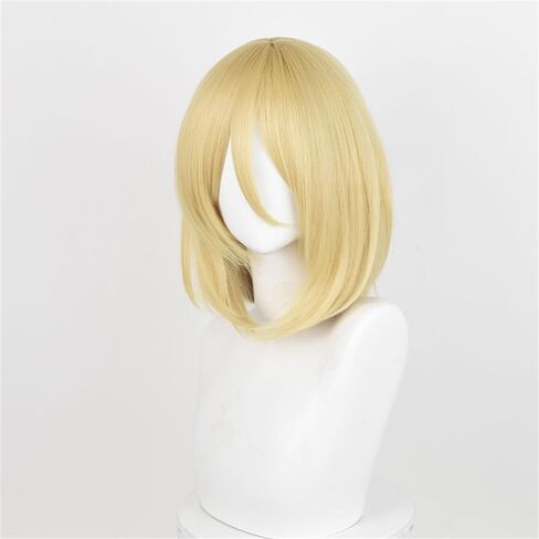 Annie Leonhart Cosplay Wig Heat Resistant Synthetic Wigs for Halloween Christmas Costume Party Role Play+Wig in Kuwait