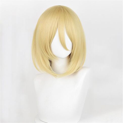 Annie Leonhart Cosplay Wig Heat Resistant Synthetic Wigs for Halloween Christmas Costume Party Role Play+Wig in Kuwait