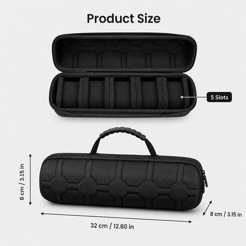 Heavy Duty Watch Organizer Flip Lid Watch Storage Box 5 Compartments Scratch Resistant Liner in Kuwait