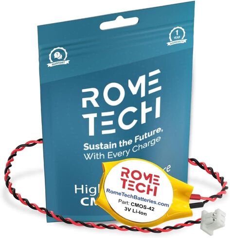 بطارية Rome Tech لجهاز Tower Rev2 وElite Hydrafacial - بطارية احتياطية 3V CR2032 - كابل سلكين in Kuwait