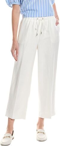 Anne Klein Women's Pull on Drawstring Wide Leg Crop (Lined) in Saudi Arabia