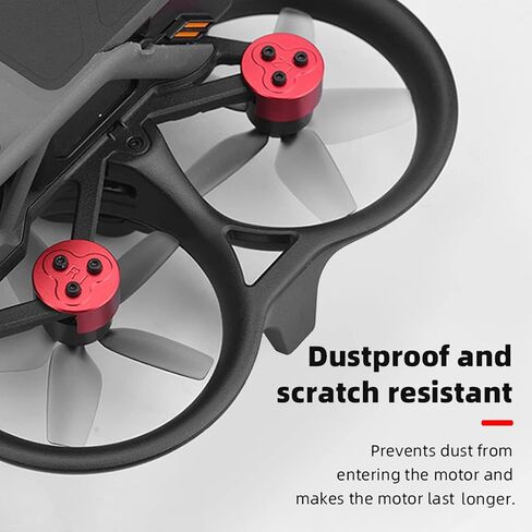 غطاء غطاء محرك الطائرات بدون طيار ، واقي محرك الطائرات بدون طيار واقي واقية لـ DJI Avata (أسود) in Kuwait