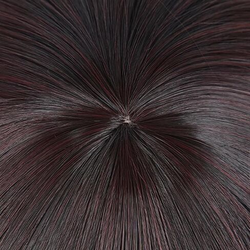 Aicos Short Brown Wig for Women Brown Anime Cosplay Wig Lolita Wig Hair Heat Resistant Synthetic Wig for Halloween Christmas with Cap in Saudi Arabia