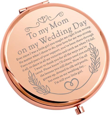 WSNANG Wedding Mom Mirror Makeup Keepsake Gift (to Mom Mirror) in Kuwait
