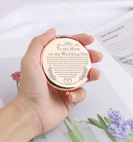 WSNANG Wedding Mom Mirror Makeup Keepsake Gift (to Mom Mirror) in Kuwait