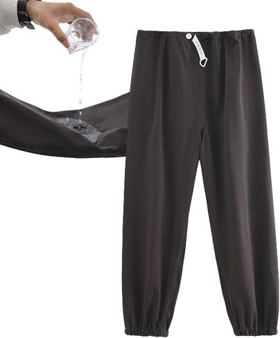 Reusable TPU Waterproof Incontinence Pants for Adults Leak Proof Washable Patient Care Long Pants for Elderly(Blue,L) in Saudi Arabia