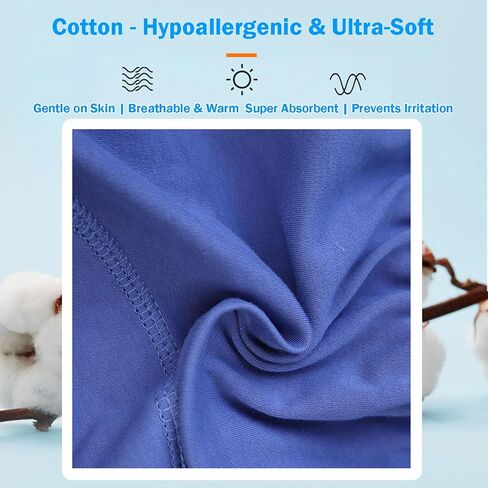 Reusable TPU Waterproof Incontinence Pants for Adults Leak Proof Washable Patient Care Long Pants for Elderly(Blue,L) in Saudi Arabia