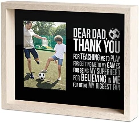 ChalkTalkSPORTS Soccer Dad Frame - Soccer Dad Gift - Holds 4x6 Photo - Desk or Wall Display in Kuwait