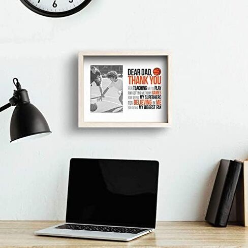 ChalkTalkSPORTS Basketball Dad Frame - Basketball Dad Gift - Holds 4x6 Photo - Desk or Wall Display in Kuwait