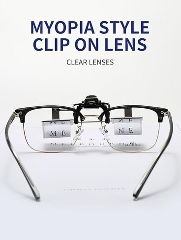 Clip on Lazy Glasses Horizontal Reading Glasses 90 Degree for Lying Down Reading or Watching TV, Knitting Up Neck Relax, Prism Eyeglasses for Looking Up Playing Mobile Phone, Neck Protection in Saudi Arabia