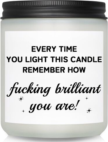 Funny Birthday Gifts for Women, Unique Gift for Mom Sister Womens Best Friend Birthday Gifts for Women Who Have Everything, Coworker Encouragement Inspirational Get Well Gift for Her, Vanilla Candle in Saudi Arabia