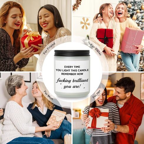 Funny Birthday Gifts for Women, Unique Gift for Mom Sister Womens Best Friend Birthday Gifts for Women Who Have Everything, Coworker Encouragement Inspirational Get Well Gift for Her, Vanilla Candle in Saudi Arabia