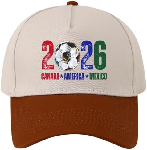 2026 Soccer Sports Adjustable Polyester Baseball Cap Fashion Outdoor Hat Breathable Hat for Men Women with Sun Protections in Kuwait