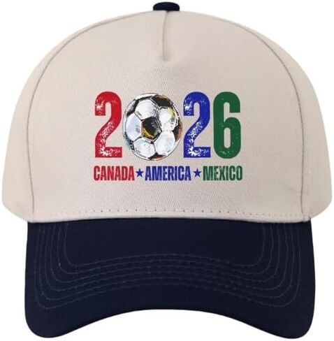 2026 Soccer Sports Adjustable Polyester Baseball Cap Fashion Outdoor Hat Breathable Hat for Men Women with Sun Protections in Kuwait