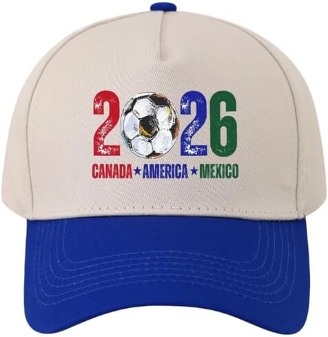 2026 Soccer Sports Adjustable Polyester Baseball Cap Fashion Outdoor Hat Breathable Hat for Men Women with Sun Protections in Kuwait