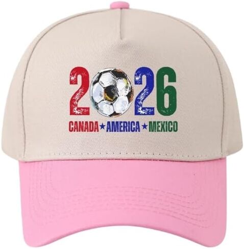 2026 Soccer Sports Adjustable Polyester Baseball Cap Fashion Outdoor Hat Breathable Hat for Men Women with Sun Protections in Kuwait