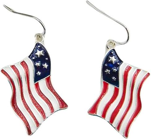Independence Day Earring for Women 250th Anniversary USA Earrings 4th of July Earrings Patriotic America 250 Merchandise Accessories in Kuwait