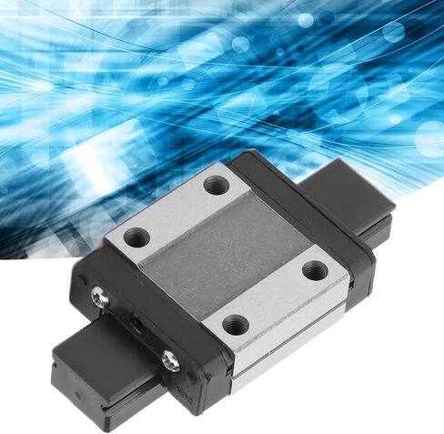 Mini Linear Rail Carriage Block Bearing Steel Miniature Rail Slider for 3D Printer CNC Machine M3 Thread (MGN12C) in Kuwait