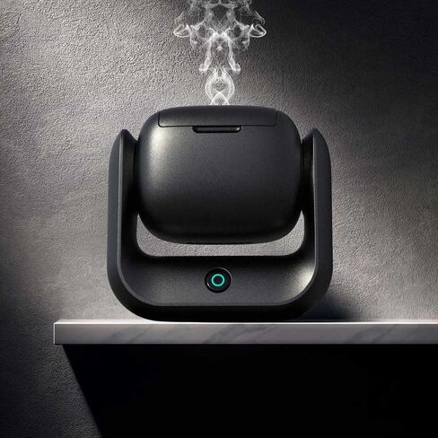 Upgraded Rotational Incense Burner with 90° Rotation, 1500 mAh Battery Capacity, Type-C Charging Port, Modern Bakhoor Burner with LED Indicator, Ideal for Home, Office, and Car in Kuwait
