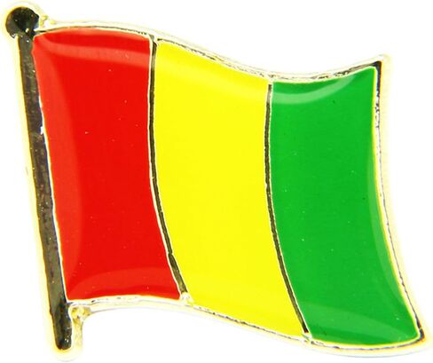 Uijodif 1PCS National Flag3 Enamel Badge, National Flag Pattern, Metal Brooch, 0.63 x 0.75 Inches in Saudi Arabia