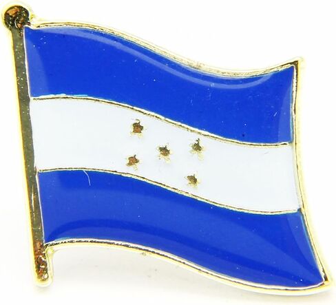 Uijodif 1PCS National Flag3 Enamel Badge, National Flag Pattern, Metal Brooch, 0.63 x 0.75 Inches in Saudi Arabia