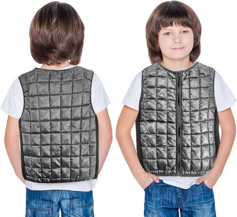 Vest for Kids, Grey Vest for Kids, Vest for Children for Warmth And Comfort (Middle) in Kuwait