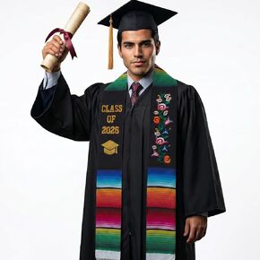 Mexican Graduation Sash 2026 Authentic Graduation Stole Serape Stole Estolas Para Graduación 2026 Mexicanas in Kuwait