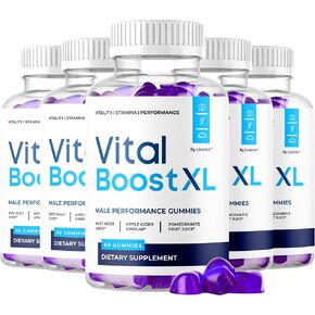 (2 Pack) Vital Boost XL Gummies - Official VitalBoost XL Gummys For Men Premium Natural Ingredients - Maximum Strength, Advanced Formula Support For Overall Health & Wellness, 120 Gummies For 2 Months in Saudi Arabia