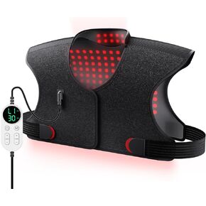 Red Light Therapy for Neck and Shoulder, 290 LEDs 660nm & 850nm Infrared Red Light Therapy Neck and Shoulder Heating Pad, 5-Level Light Intensities & 4-Level Pulse Wearable Wrap in Saudi Arabia