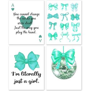 GYNNCRIO Inspirational Gym Poster, Wall Decor For Home, Office, Or Gym，Motivational Wall Art For College Girls & Boys, Set of 4 (8x10 Unframed) -A07 in Saudi Arabia