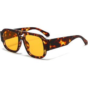 GIFIORE Retro Aviator Square Sunglasses for Women Men 2026 Trending 70s Pilot Sunnies in Saudi Arabia