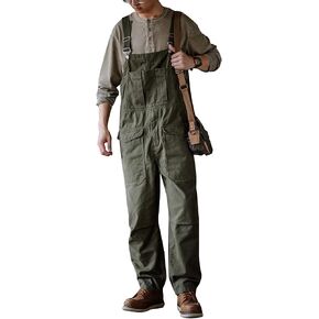 MADEPANTS Crafter Bib Overalls Men's Flap Pockets Dungarees in Saudi Arabia