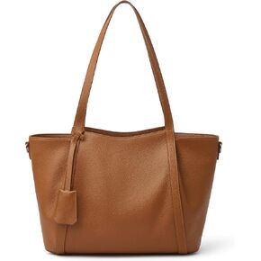 DAILANDO Genuine Leather Tote Bag for Women, Large Full Grained Cowhide Top Handle Shoulder Purse with Long Crossbody Strap in Saudi Arabia