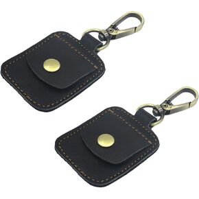 2PCS Rfid Key Tag Case Rfid Tag Leather Case RFID Key Fob Bag Nfc Keychain Rfid Key fob Holder Keychain in Saudi Arabia