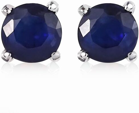 Birthstone Stud Earrings for Women 925 Sterling Silver Gemstone Jewelry Anniversary Birthday Christmas Gifts for Women in Kuwait